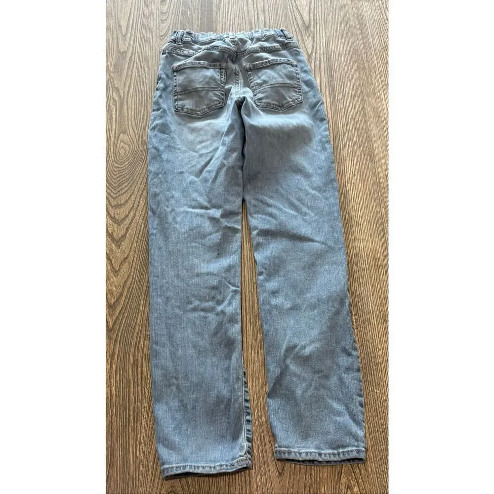 The Children's Place Youth Boys Straight Jeans Slim Fit Denim Blue Size 14